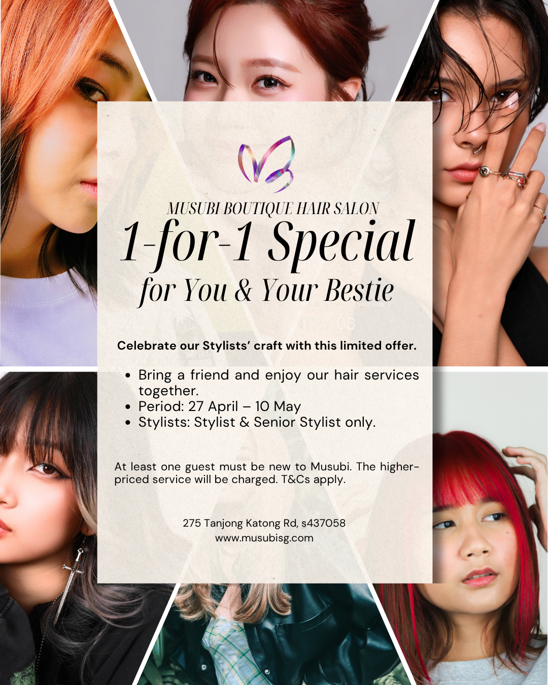 ✨ May Exclusive: 1-for-1 Special & 30% Gift!